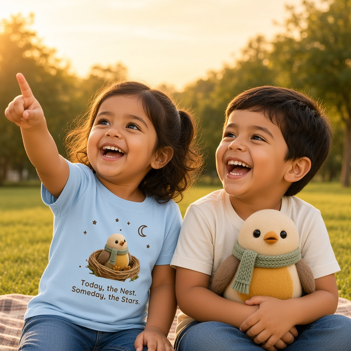 Today, the Nest. Someday, the Stars. Toddler Tee
