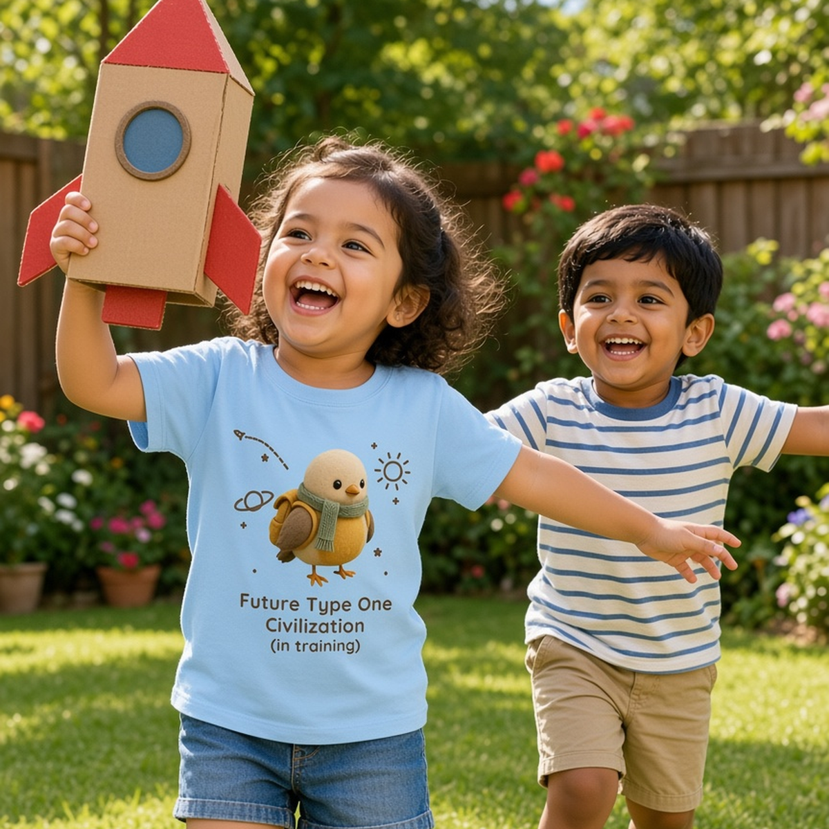 Future Type One Civilization (in training) Toddler Tee